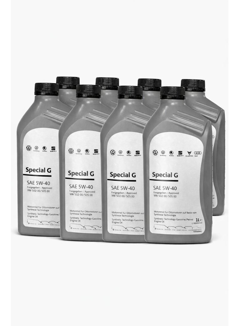 زيت محرك VAG Special G تخليقي 5W-40 – عبوة 8 × 1 لتر